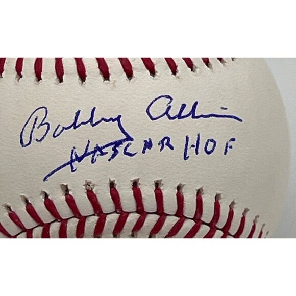 Bobby Allison Signed Rawlings Official Major League Baseball Nascar HOF JSA COA - Picture 3 of 10